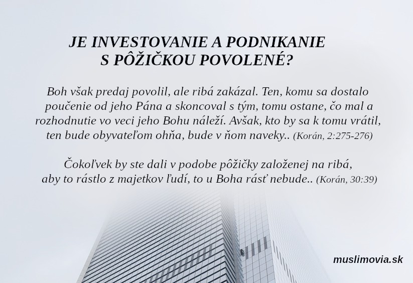 Investovanie a ribá v islame, Korán