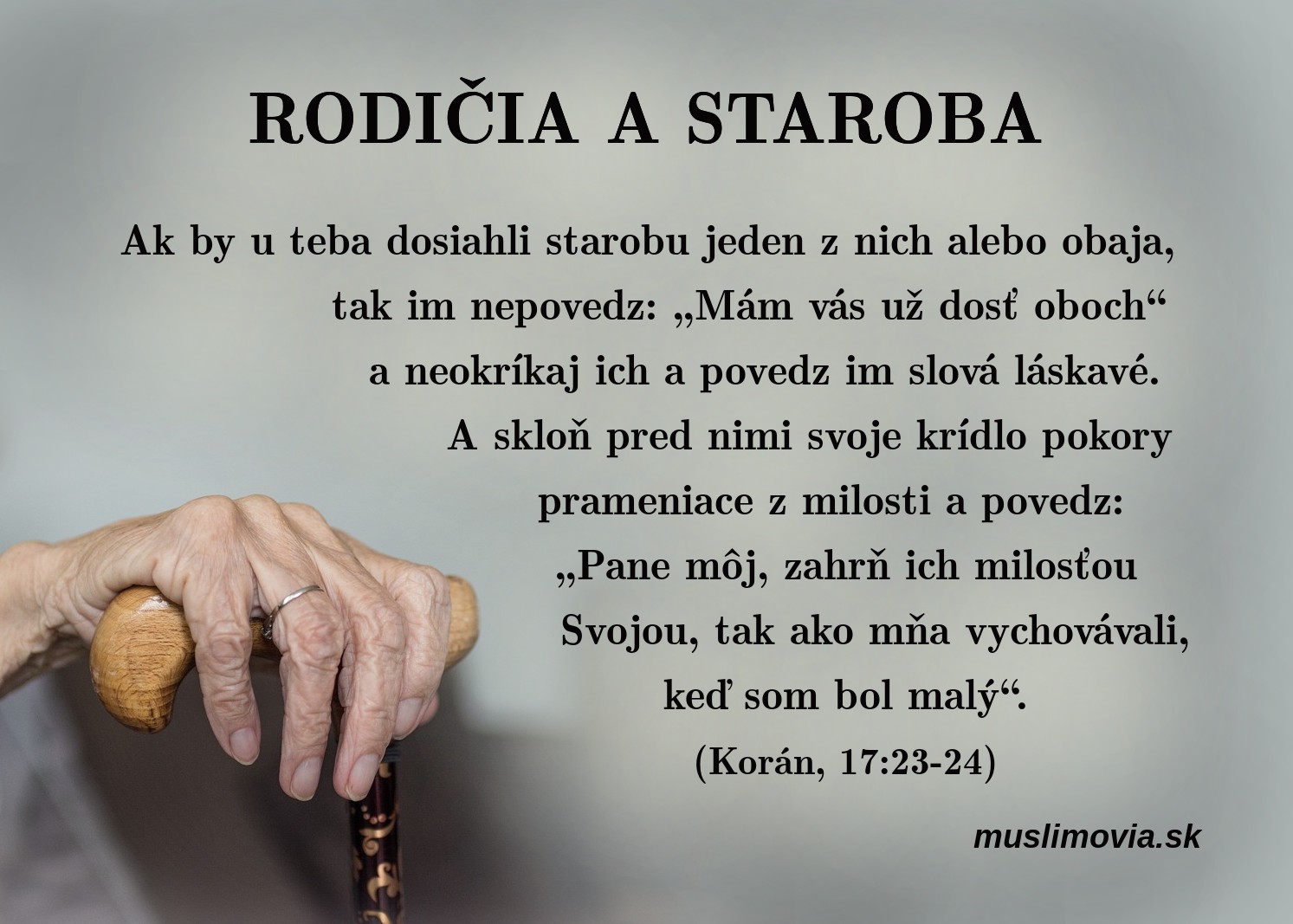 Rodičia a správanie sa k starším, Korán