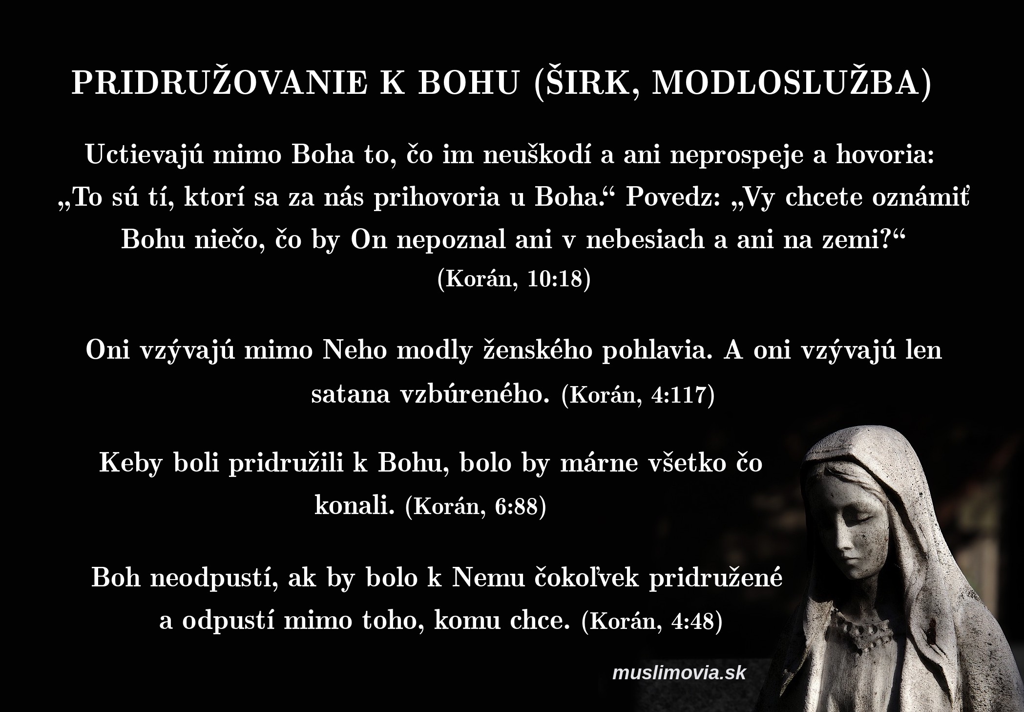 Modloslužba, širk