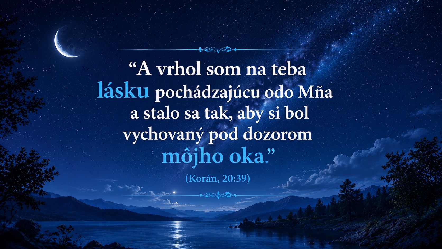 dozor Korán 20:39 dozor Korán 20:39