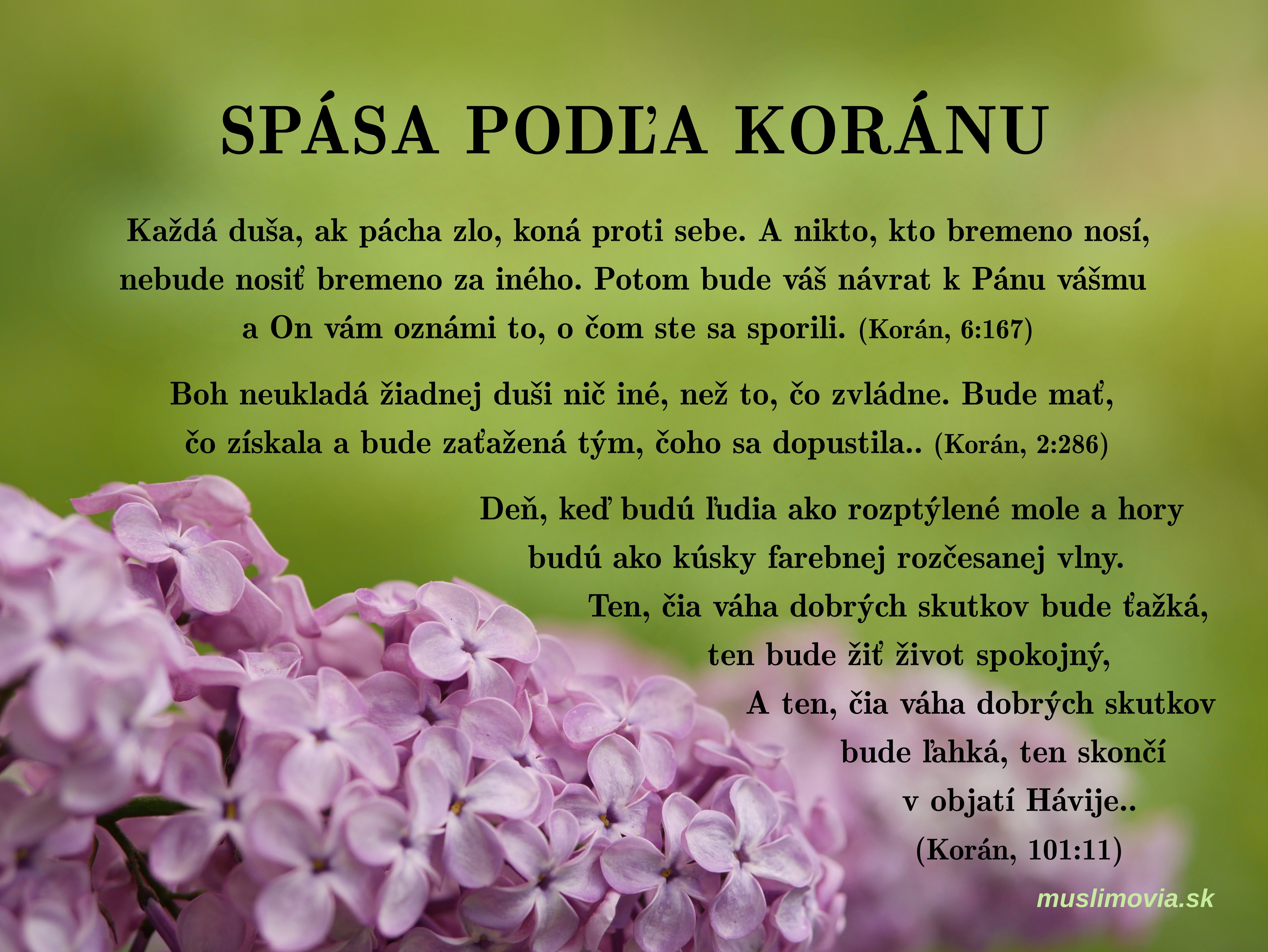 Spása v islame, Korán