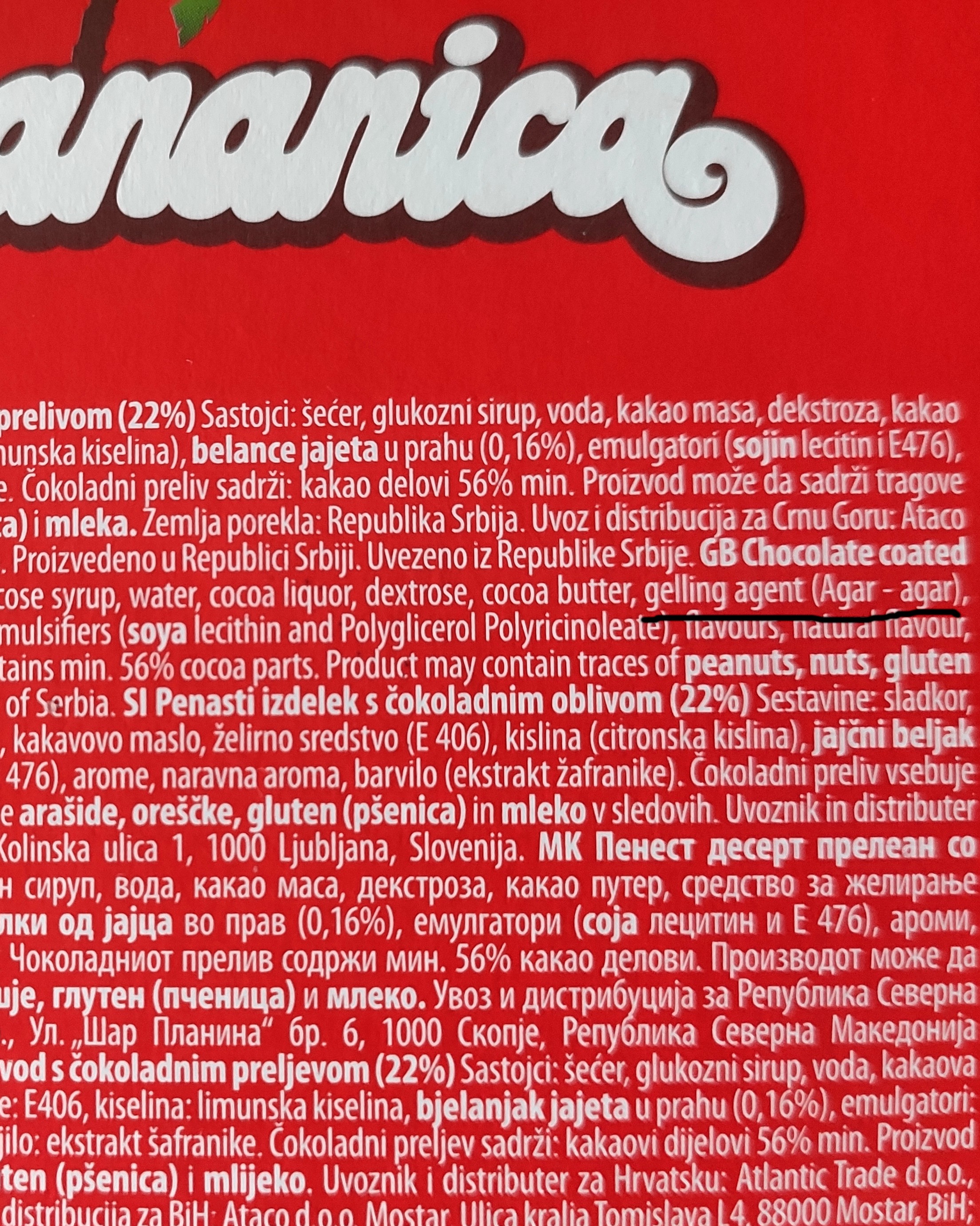 Bananica Stark, vegánske želé cukríky