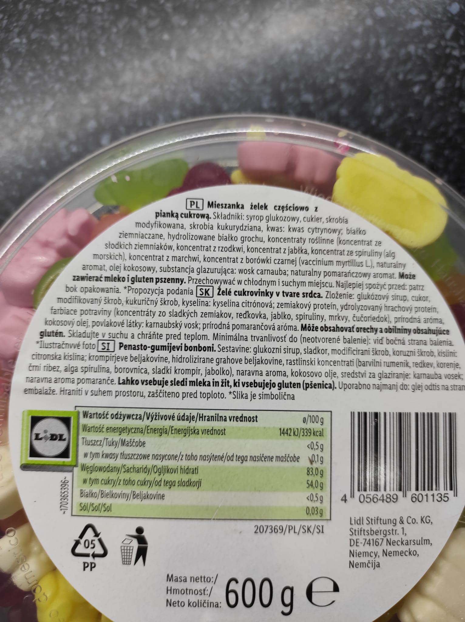 Favorina, halal cukríky