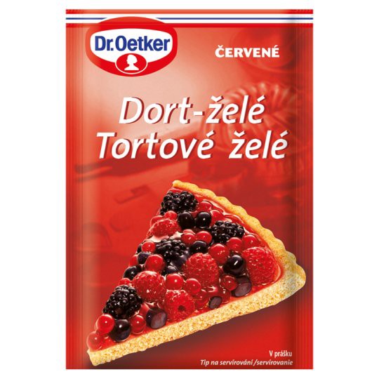 , Tortové želé červené, halal