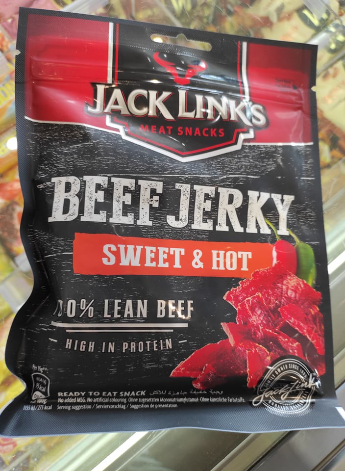 hovädzie sušené mäso Beef yerky značky Jack Links, halal hovädzie sušené mäso Beef yerky značky Jack Links, halal