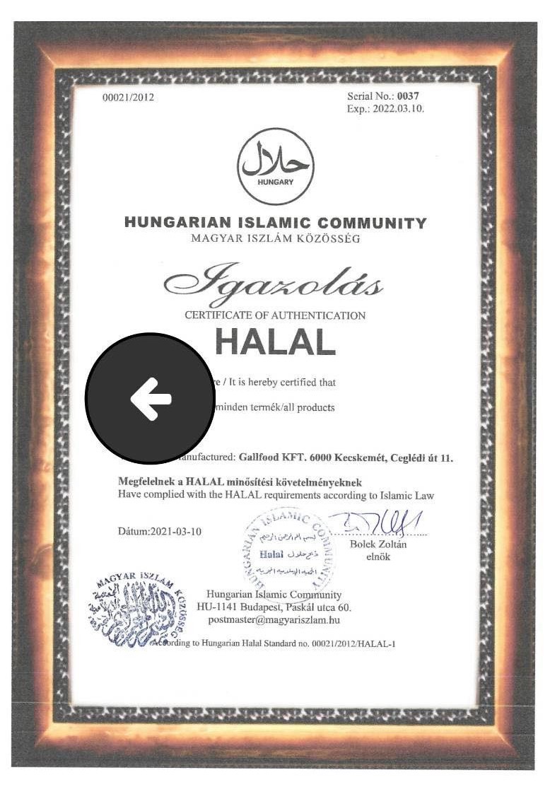 morčacie krídla Gallfood, halal morčacie krídla Gallfood, halal