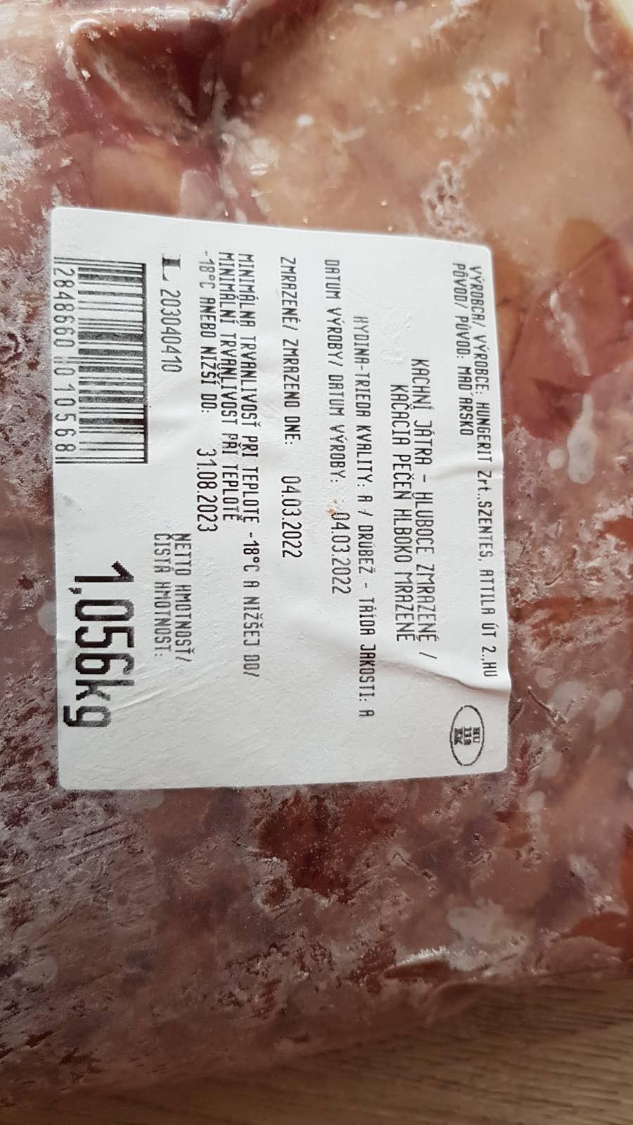 kačacia pečeň Hungerit, halal kačacia pečeň Hungerit, halal