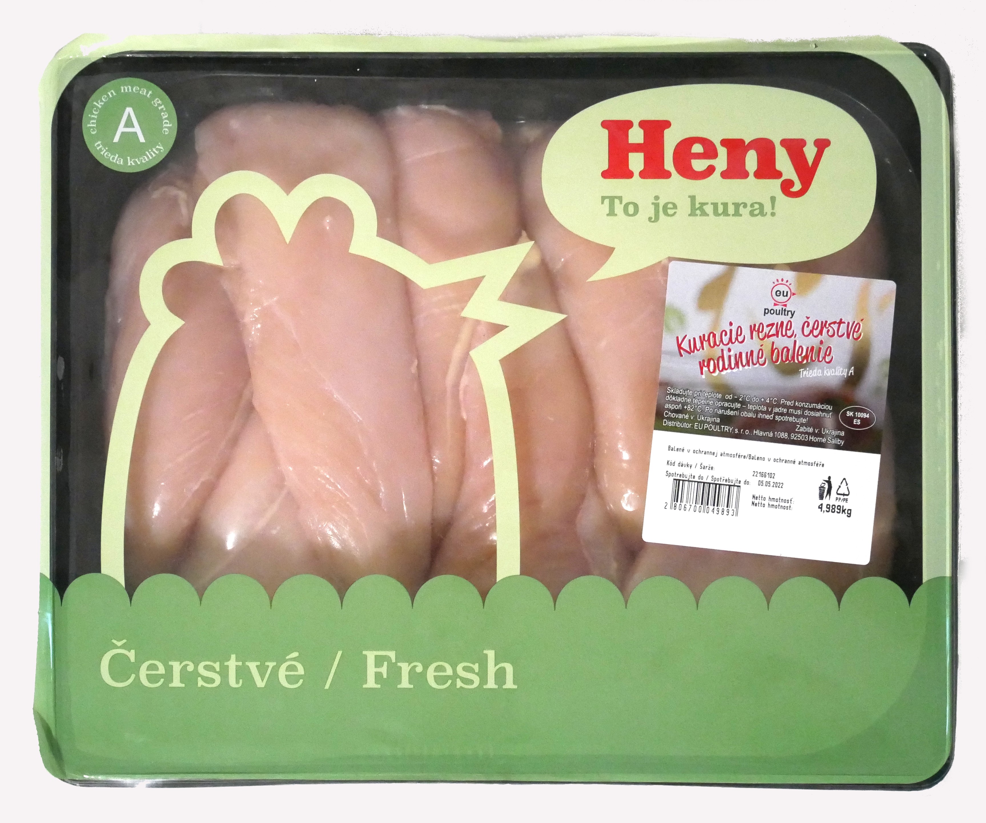 chladené kuracie mäso EU Poultry s.r.o, halal