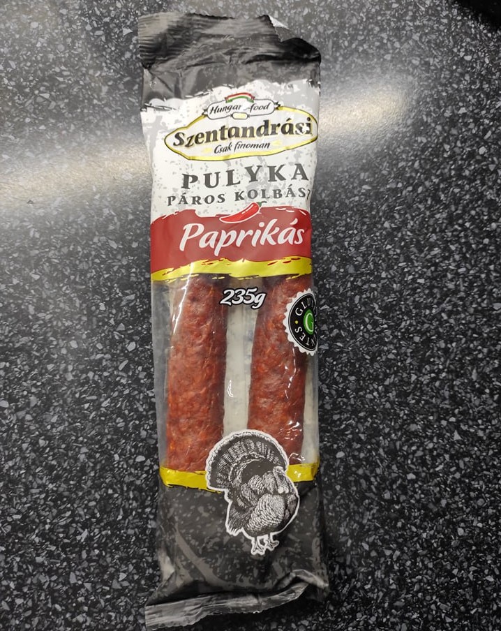 morčacia papriková klobása Pulyka Paprikás morčacia papriková klobása Pulyka Paprikás