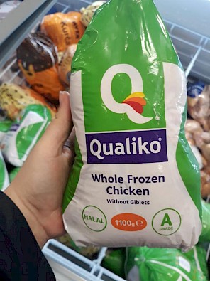 mrazené kurča Qualiko, halal mrazené kurča Qualiko, halal