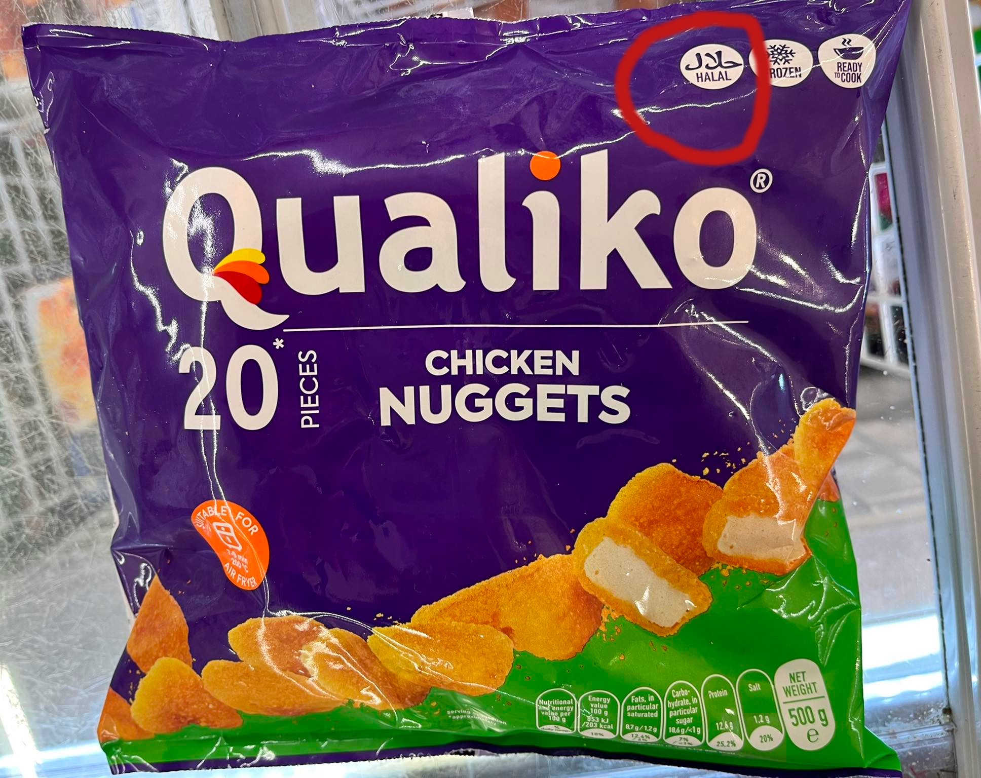 mrazené kuracie nugetky Qualiko, halal mrazené kuracie nugetky Qualiko, halal