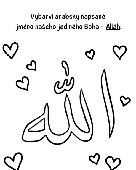 Islamske maľovánky pre zvedavé deti