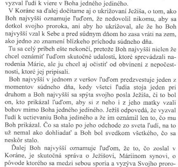 Korán o Márii a Ježišovi
