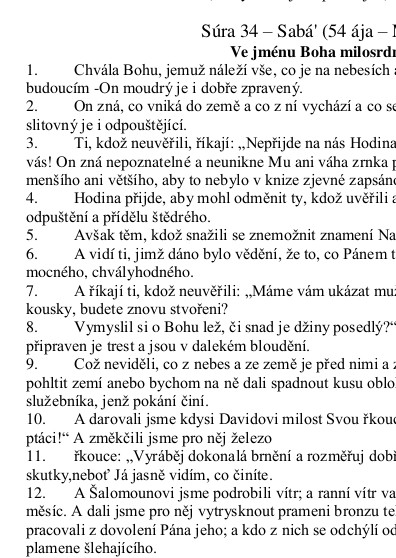 Český Korán - Hrbek