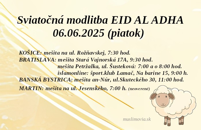 Eid 2025 termíny Eid 2025 termíny